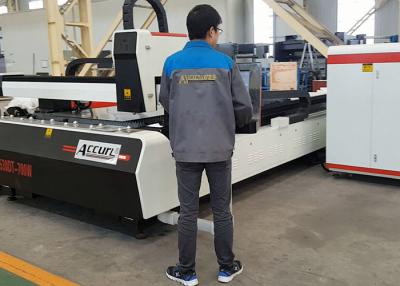 China High Speed CNC Fiber Laser Tube Cutting Machine CAD / CAM Software Energy Efficiency for sale