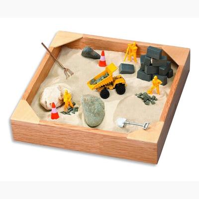 China Educational Pretend Indoor Sandbox Toy Sand Games Outdoor Wooden Creative Toy 2022 2 Children 1 Sandbox For Children Educational Sand Study Box for sale