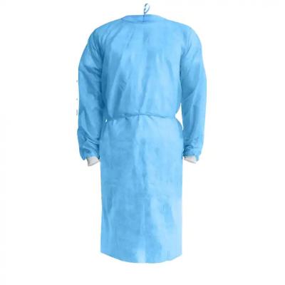China Disposable PP SMS Surgical Gown AAMI level 1 2 3 4 Dental Medical Isolation Gown for sale