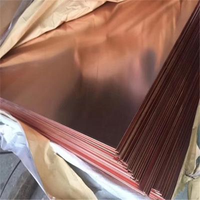 China Smooth Surface C10200 Copper Sheet Plate 2mm Thick Purple For Architecture for sale