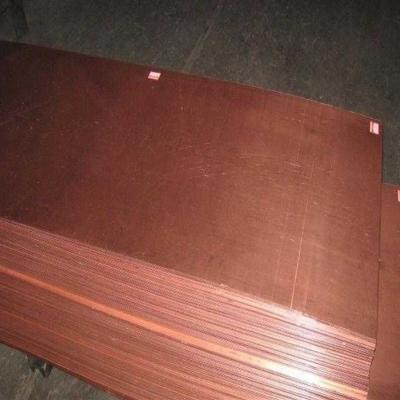 Chine 0.8mm T2 JIS Copper Sheet Metal Color Smooth Surface Architecture Use à vendre