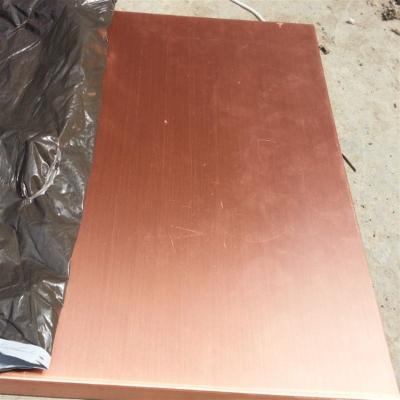 China C1220 AISI Copper Sheet Plate 1.5mm Thick Color Smooth Surface Industry Use à venda