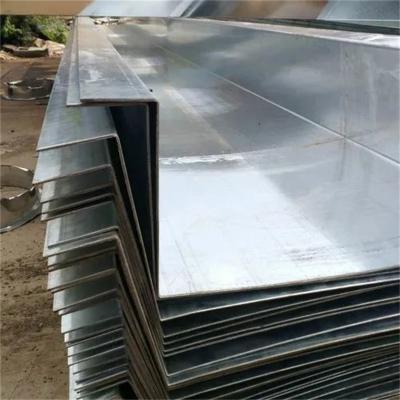 China DX51D Galvanized Steel Bended Sheets 2mm 100g Zinc Coated Water Gutter for sale