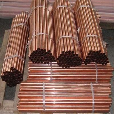 China T2 Grade Copper Round Pipes 15mm OD 1mm Thickness Air Condition Parts for sale