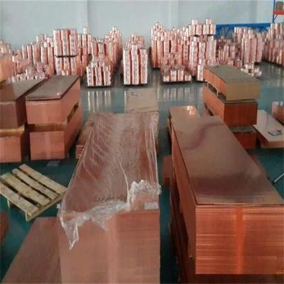 China T1 Grade GB Copper Sheet Plate 1500 * 6000mm 2mm Thickness Industry Material à venda