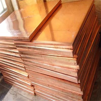 China T2 Grade Copper Plate Sheet 0.8mm Customized ASTM Structure Material à venda