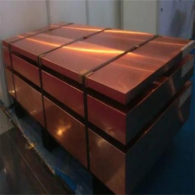 China C10200 0.6mm Thickness Copper Sheet Plate GB/T 5231-2012 Standard 1200mm Width Customized Length for sale