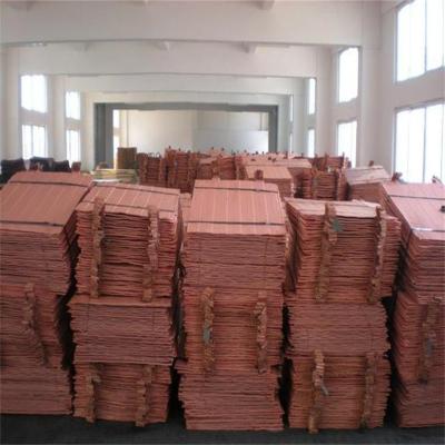 China Fabrica china T1 Hojas de cátodo de cobre 0.1mm espesor 1200*1200mm Tamaño GB/T 4671 en venta