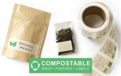 China Biodegradable Compostable Coffee Bags Reusable Coffee Pouch With Valve And Zipper for sale