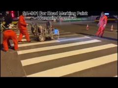 SA-901 Rapid Dry Road Line Marking Paint Resins 100% Solid Content Wash Out Resisrtance