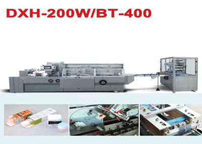 China Touch Screen Cosmetic Blister Line Cartoning And 3D Film Over Wrapping for sale