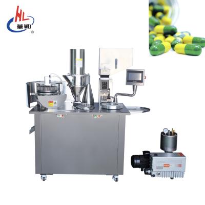 China Máquina de enchimento semi automática dura da cápsula do gel do melhor pó erval da farmácia do laboratório do CE do preço à venda
