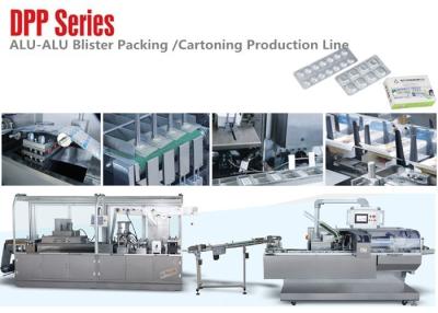 China Alu Alu Blister Packing Line /Blister and  Box Packing Machine Line for sale