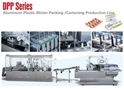 China Pharmaceutical Packaging Line Alu Plastic Blister Carton Packaging Production Line for sale