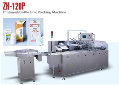 Chine Le PLC commandent la machine de cartonnage automatique de ZH 120P pour la petite bouteille de médecine à vendre