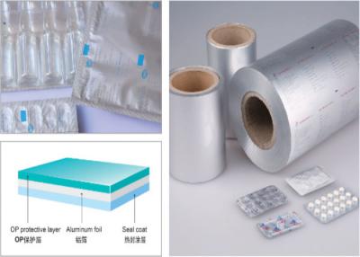 China OP AL VC Aluminum Lidding Foil Blister Aluminum Foil for Heat Sealing for sale