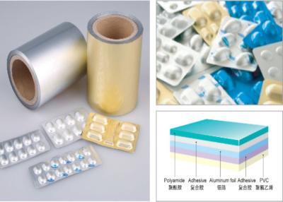 中国 一般的な薬の包装のための薬剤の包装材料の冷たいアルミ ホイル 販売のため
