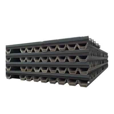 China Sheet Pile Price List Hot Rolled Type 2 Steel U Sheet Pile Iron Sheet Lined Hor Rolled Nanxiang Sy295,Sy390 6/9/12m for sale