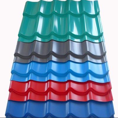 China Prepainted Aluzinc Corrugated Metal Roofing Sheets Hot rolled cold rolled for sale