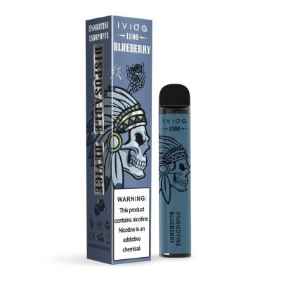 China Pre Filled Blueberry Disposable Electronic Cigarette Hyde Plus 1500 Puffs 850mAh for sale