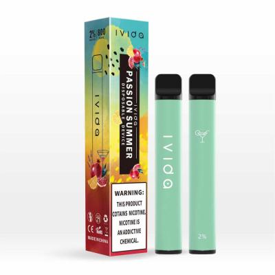 China 1.8Ω 3.0ml Disposable Electric Cigarette E Liquid Puff Bar Flavors 800 Puffs for sale