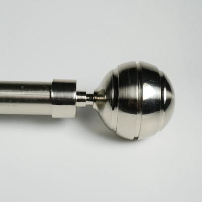 China 22mm 25mm 28mm Aluminum Alloy Curtain Rod Ball Ends for sale