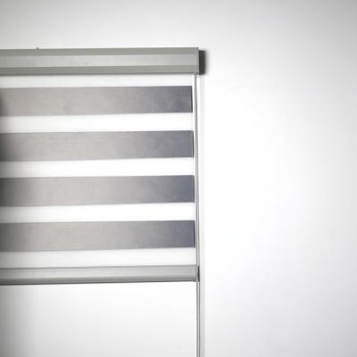 China Luz roxa que filtra cortinas completas da cortina de janela da zebra à venda