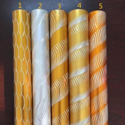 China Anticorrosion Spray Paint Carved Pipe Style Curtain Rods for sale