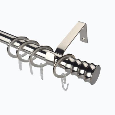 China Aluminum drapery Brackets Curtain Hook Extenders Handle Rod Set for sale