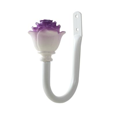 China Plating Flower Type Hook 35mm Curtain Hook Extenders for sale