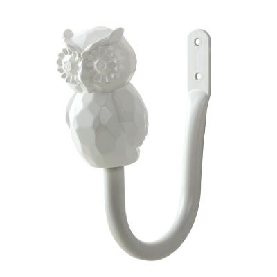 China Bathroom Owl Shaped Hook 22mm Curtain Hook Extenders for sale
