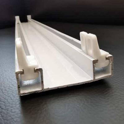 China 16mm Square Sliding Curtain Tracks For Bay Windows Ceiling Mounted for sale