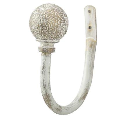 China Electroplating 35mm Elliptical Pattern Curtain Hook Extenders for sale