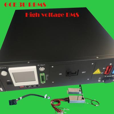 中国 3U 19インチバッテリーパックBMS、Lifepo4用480V125Aバッテリー管理システム 販売のため