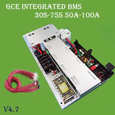 China 65S-75S 100A HV Bms Battery Management System Dual Power Supply Passive Balancing for sale