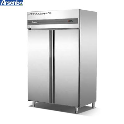 China 1000L Upright Kitchen Fridge Freezer Antiwear Stainless Steel Multiscene for sale