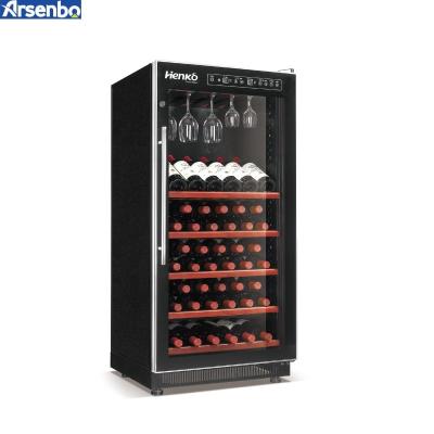 China 66-84 Bottles Red Wine Cooler Refrigerator Soundless Electric Powered for sale