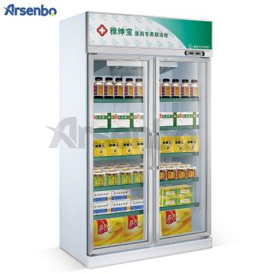 China SUS201 Commercial Supermarket Refrigerator 1600L Double Temperature for sale
