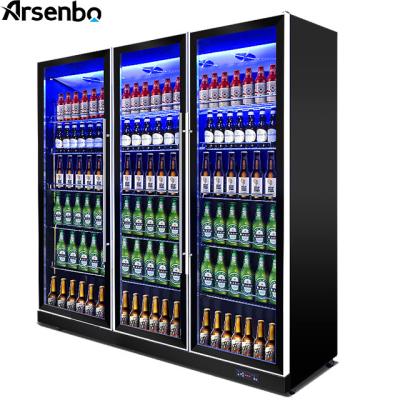 China 50Hz Glass Commercial Display Refrigerator Multipurpose 480W for sale