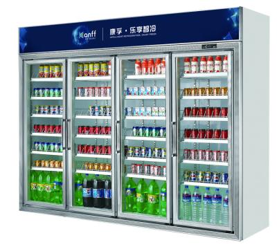 China Arsenbo Upright Commercial Display Refrigerator 380V White LED Light for sale