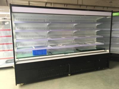 China R404a Multi Deck Open Chiller Fridge Painted Steel CFC Free With Compressor for sale