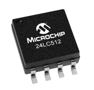 China 24LC512-I/SM Flash Memory Data Storage Microchip 512K Bit 64Kx8 for sale