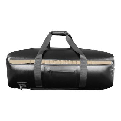 China TPU Outdoor Waterproof Dry Duffel Bag 120L Black Color For Camping for sale