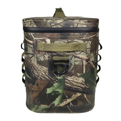 China Camouflage Color 20L Cooler Bag Durable Square Shape Waterproof for sale