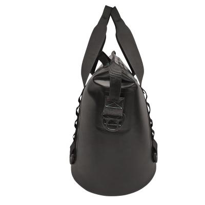 中国 OEM の黒いランチ クーラー バッグ、屋外キャンプのための柔らかい側の絶縁されたクーラー 販売のため