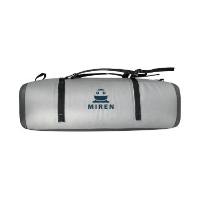 China Light Gray 120L Waterproof Duffel Bag For Outdoor Tourism Camping for sale