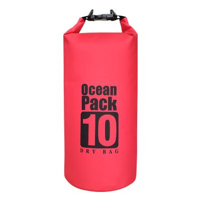 China 500D PVC Soft Water Resistant Dry Bag 10 Liters For Fishing Sports ODM for sale
