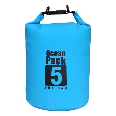 China Customized 5L PVC Waterproof Dry Bag For Swimming Boating Surfing for sale