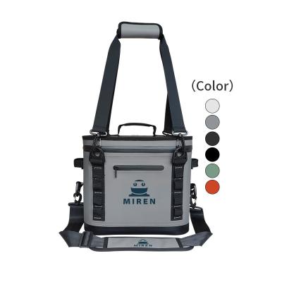 China Insulated 24 Can Cooler Bag With Front Pocket Hypalon Material for sale