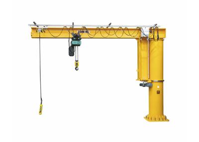 China Heavy Duty Jib Crane Column Mounted Type With Electric Hoist & Remote Control for sale